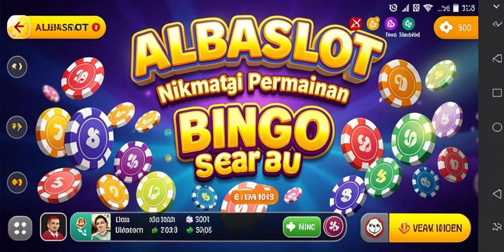 Tangkapan layar gameplay Bingo yang seru dari ALBASLOT.