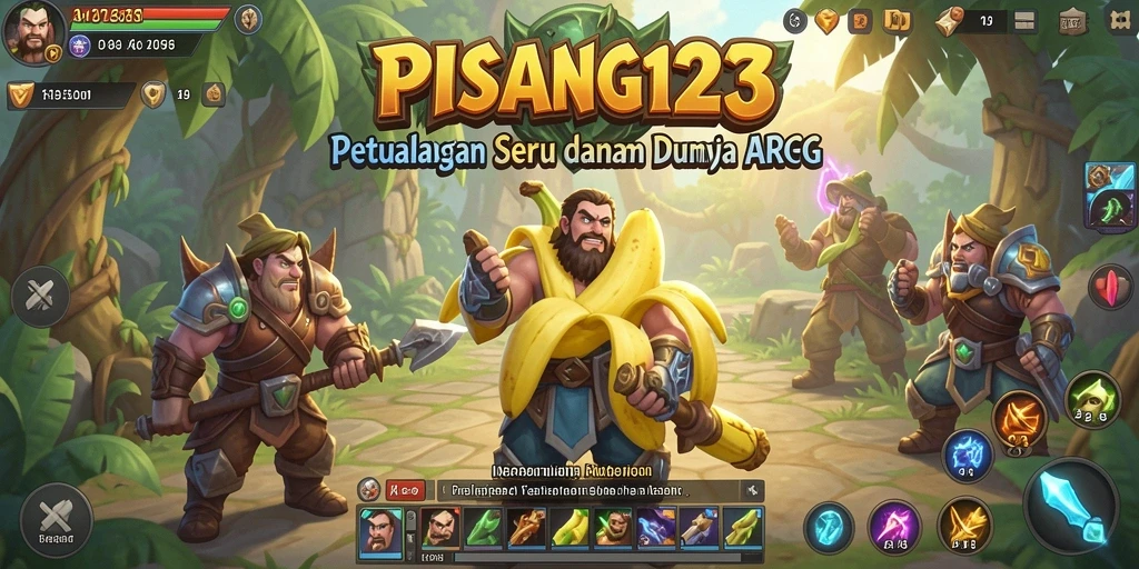 Tangkapan layar gameplay ARPG PISANG123 yang mendebarkan.