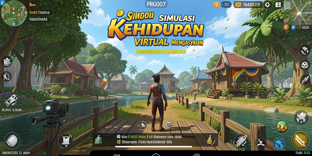 Tampilan gameplay PRG007 yang menarik dalam simulasi kehidupan.