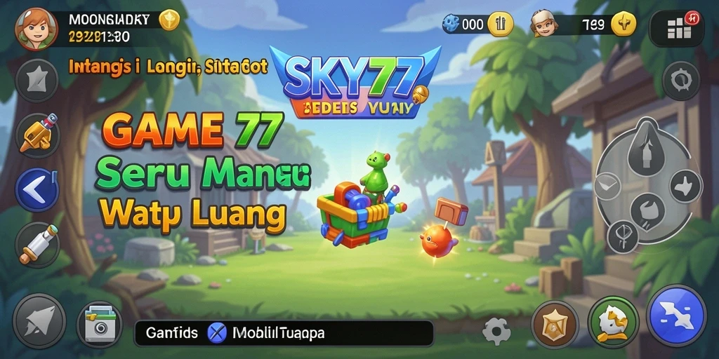 Screenshot menunjukkan gameplay mengasyikkan dari SKY77 yang penuh strategi.